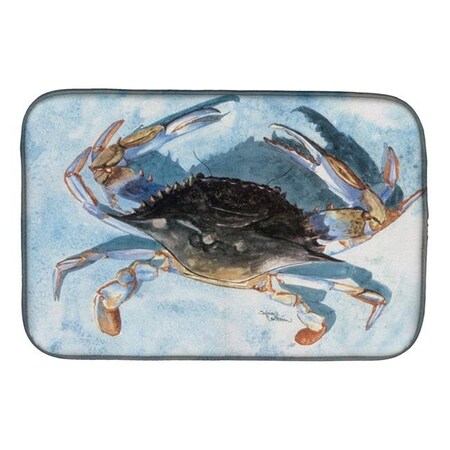 Carolines Treasures Carolines Treasures 8055DDM Crab Dish Drying Mat 8055DDM